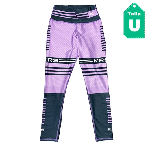[5471] Leggins Kyrios Morado y Gris- Unica