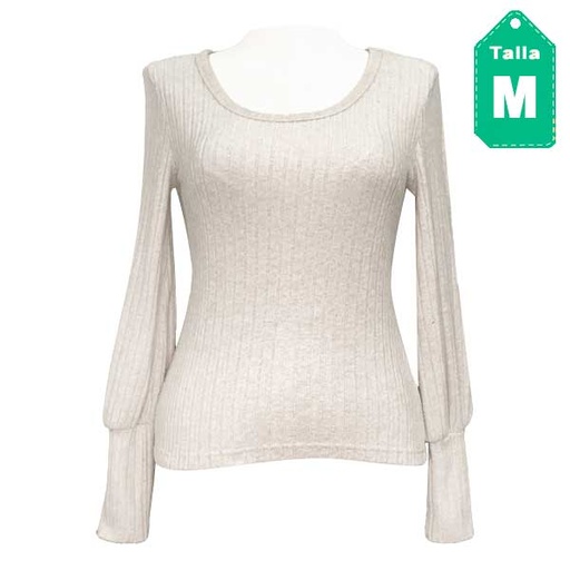 [5544] Sweater Beige- M