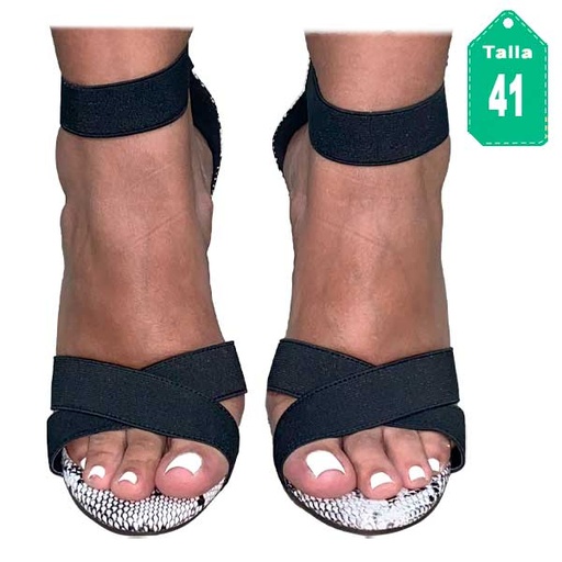 [5602] Sandalias de Tacon Animal Print- 41