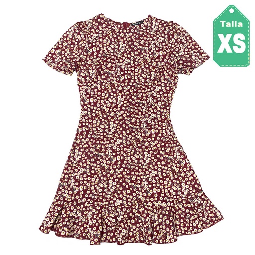 [5702] Vestido Shein Floral- XS