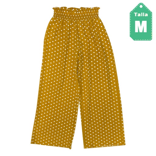 [5788] Pantalon Lunares- M