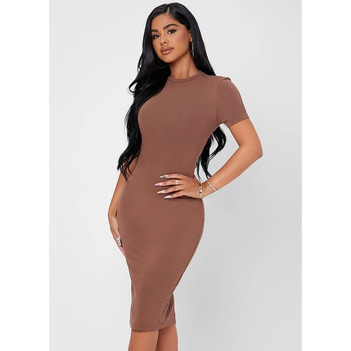 [5785] Vestido Shein Marron Claro- M