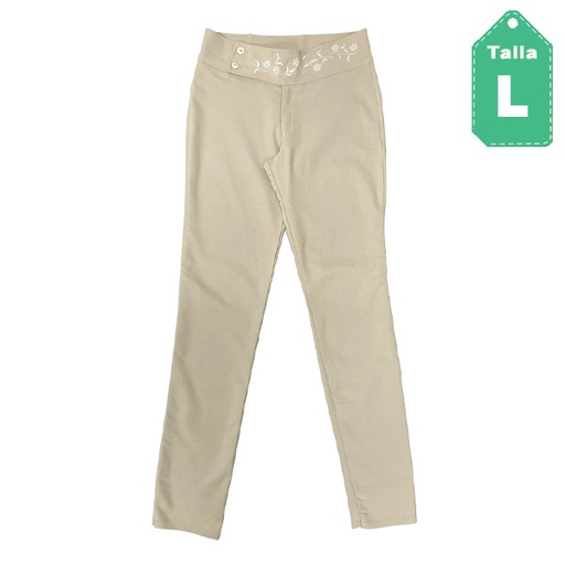 [5777] Pantalon Tendenci Beige- L
