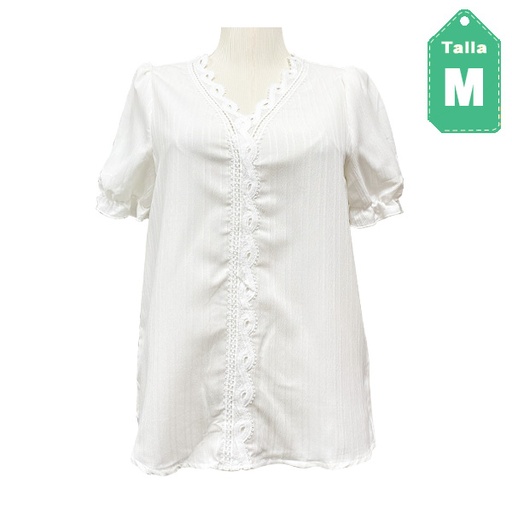 [5760] Blusa Shein Blanco- M