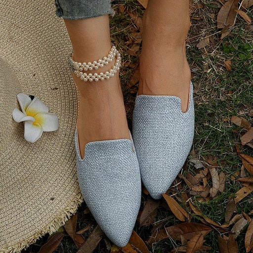 [5719] Zapatos Azul Claro- 40