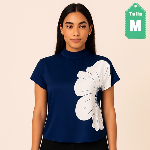 [5677] Blusa Floral- M