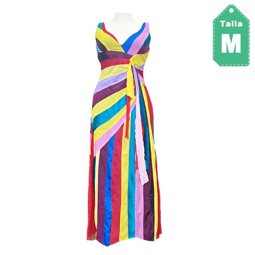 [5861] Vestido Olga Bolaños Multicolor- M