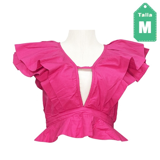 [5865] Blusa Qed London Fucsia- M