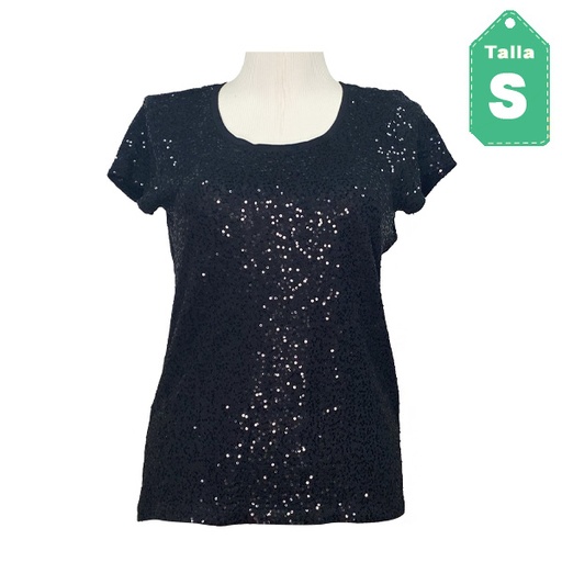 [5867] Blusa Calvin Klein Negro- S
