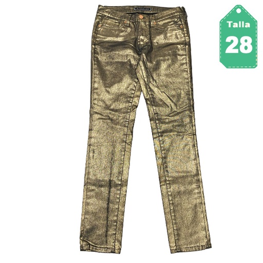 [5892] Pantalon Washborn Dorado- 28