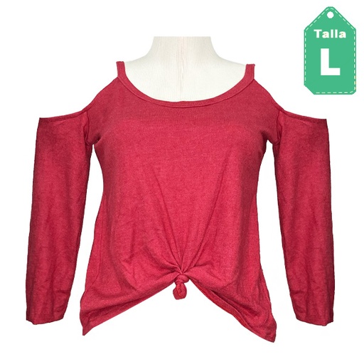 [5916] Blusa Rojo- L