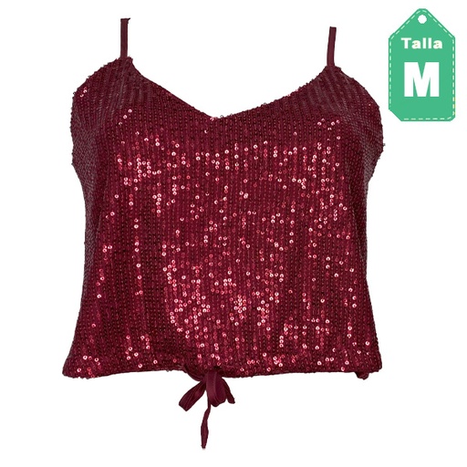 [5929] Blusa Shein Vinotinto- M