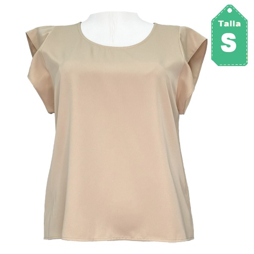 [5933] Blusa Express Beige- S