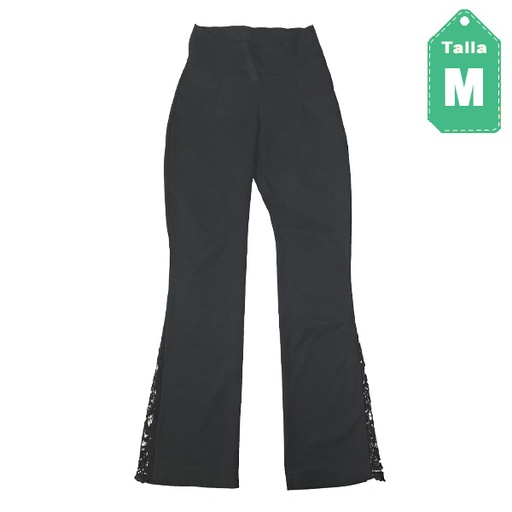 [6015] Pantalon Feline Negro- M