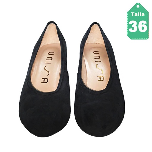 [6025] Tacones Uni-A Negro- S