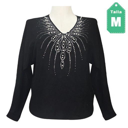 [6027] Sweater Liv Milano Negro- M