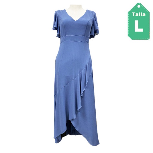 [6031] Vestido Ever Pretty Azul- L