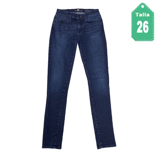 [6044] Jeans 7For All Mankind Azul Prelavado- 26
