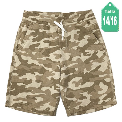 [6046] Bermuda Old Navy Camuflaje- 14/16