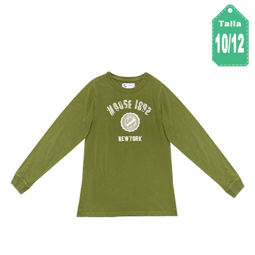 [6056] Sweater Moose Verde Oliva- S