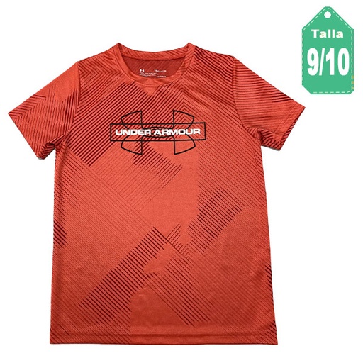 [6057] Camiseta Under Armour Naranja- 9/10