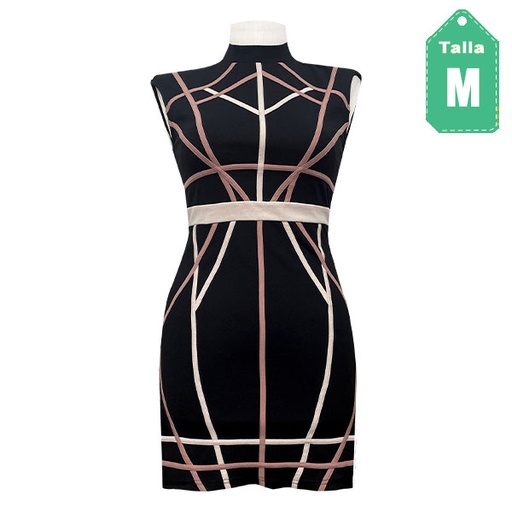 [6070] Vestido A´GACCI Multicolor- M