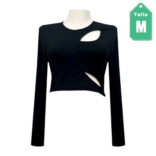 [6075] Blusa Shein Negro- M
