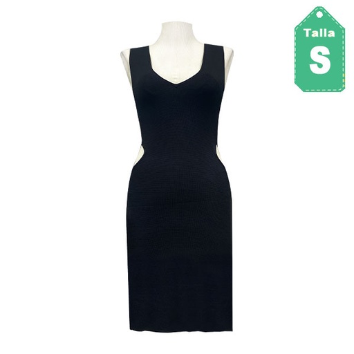 [6088] Vestido Bebe Negro- S