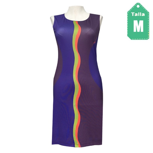 [6098] Vestido Waggon Multicolor- M