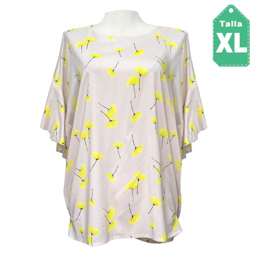 [6100] Blusa Floral- XL