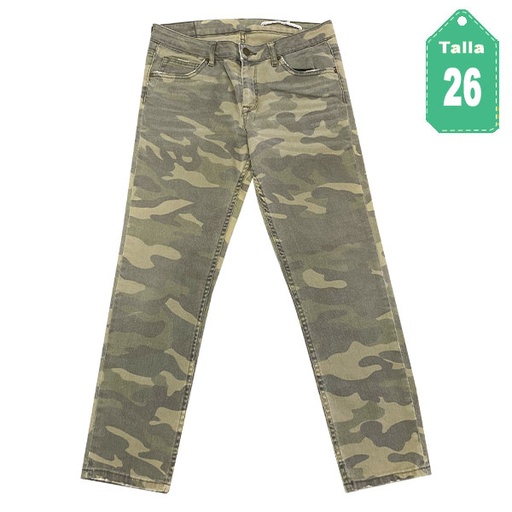 [6102] Jeans Zara Camuflaje- 26