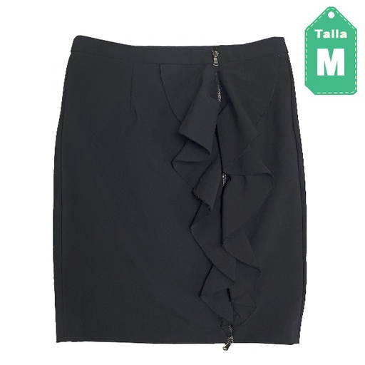 [6109] Falda Zara Woman Negro- M