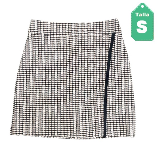[6111] Falda J. Crew Cuadros- S