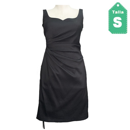[6123] Vestido Adolfo Dominguez Negro- S