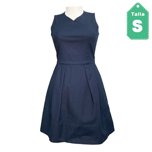 [6125] Vestido Gap Azul Marino- S