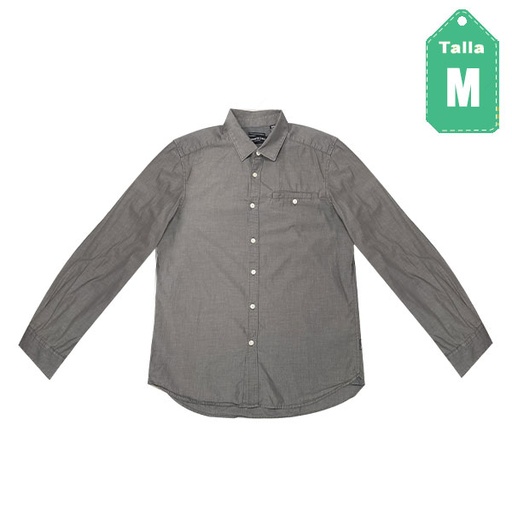 [6140] Camisa Kenneth Cole Gris- M