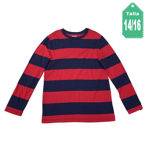 [6144] Sweater Old Navy Rayas- 14/16