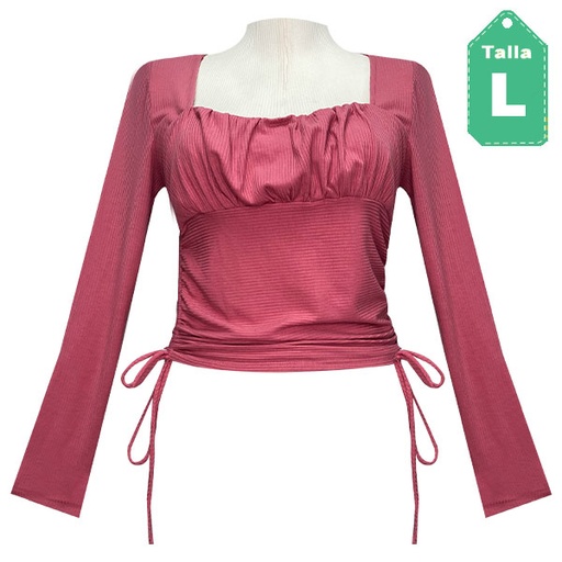 [6151] Blusa Mixed Threads Palo Rosa- L