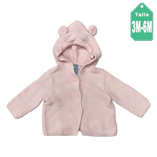 [6156] Sweater BabyGap Rosa- 3/6M