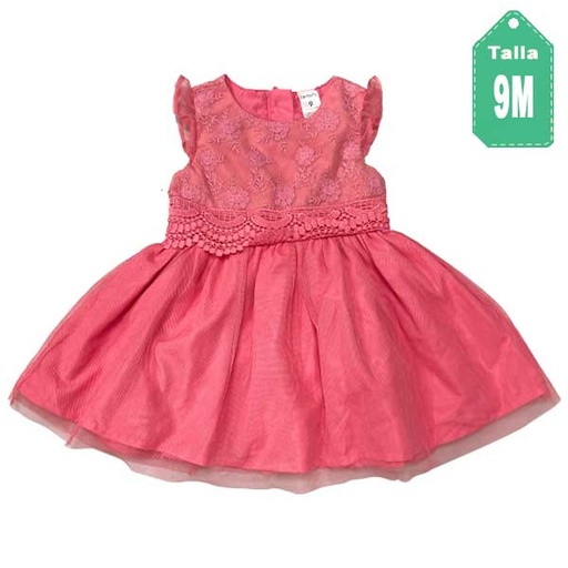 [6170] Vestido Carter´s Rosa Coral- 9M
