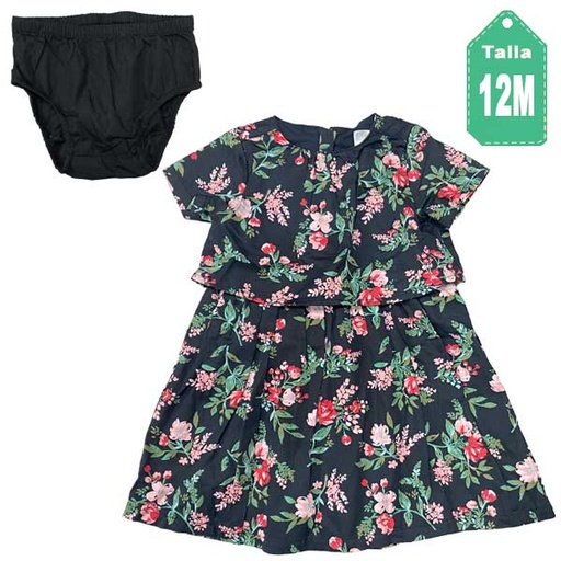 [6171] Vestido Carter´s Floral- 12M