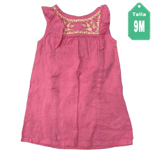 [6180] Vestido Carter´s Rosado- 9M