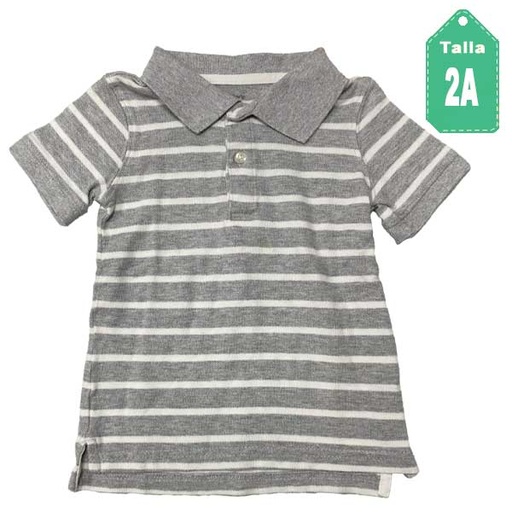 [6199] Chemise Carter´s Gris y Blanco- 2