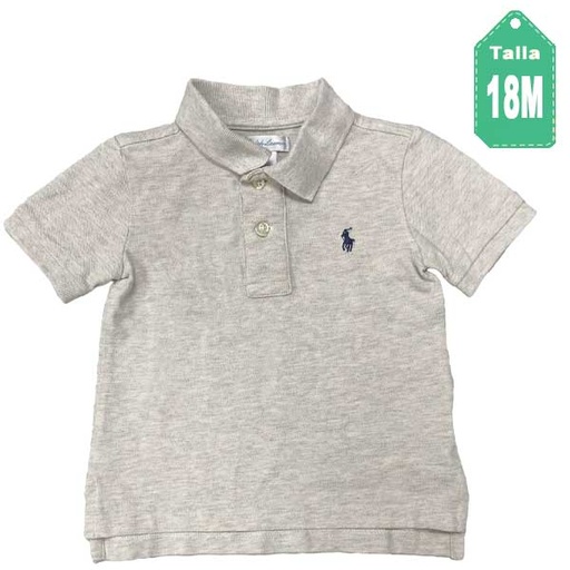 [6203] Chemise Ralph Lauren Gris Claro- 18M