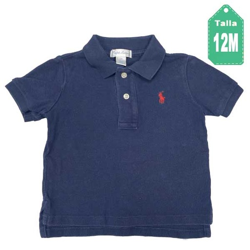 [6205] Chemise Ralph Lauren Azul Oscuro- 12M