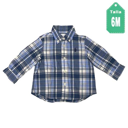 [6212] Camisa Ralph Lauren Cuadros- 6M