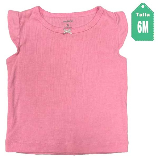 [6221] Camiseta Carter´s Rosado- 6M