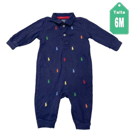 [6240] Enterizo Ralph Lauren Estampado- 6M