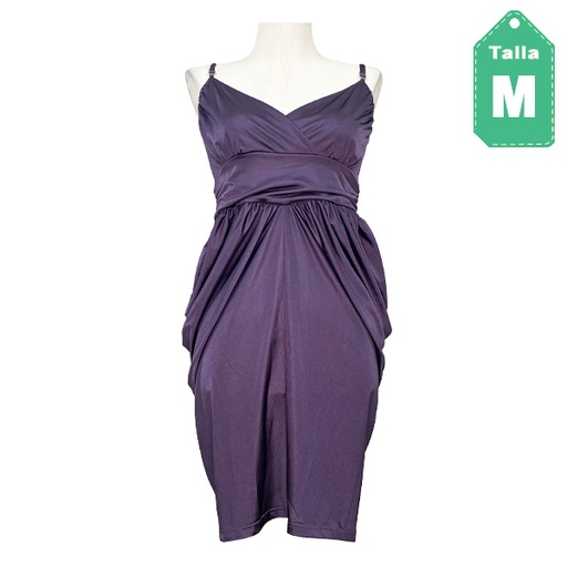 [6257] Vestido Jung Stil Morado- M