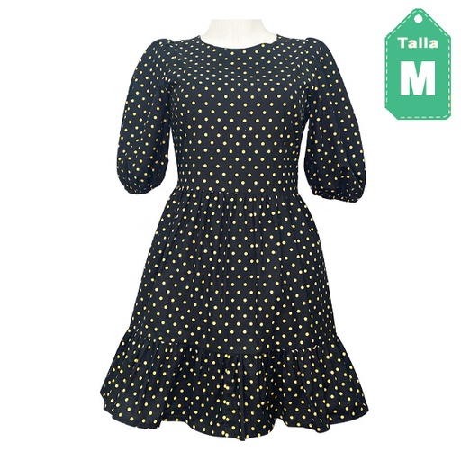 [6273] Vestido Lunares- M
